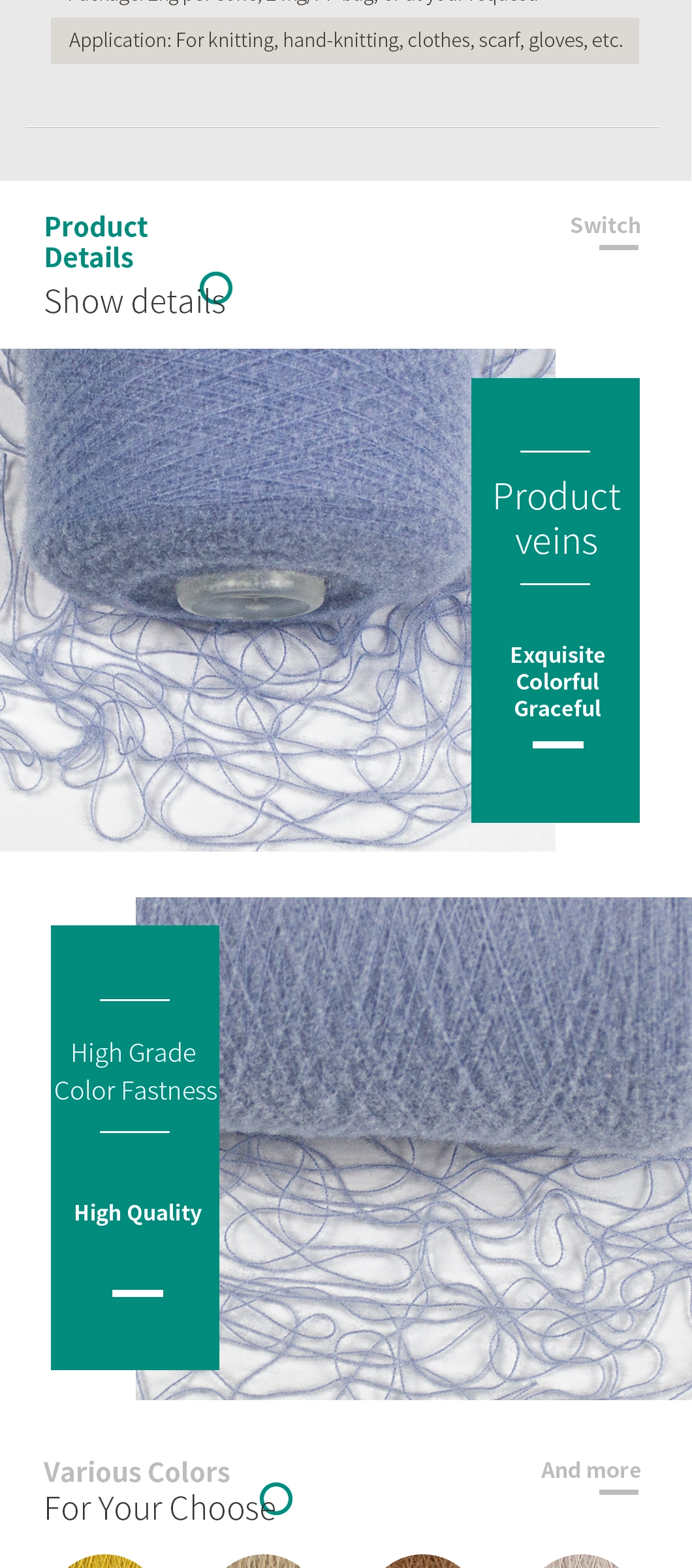 Kingeagle 2023 Wholesaler 100% Nylon Mink Hair Feather Yarn Fancy Knitting Yarn