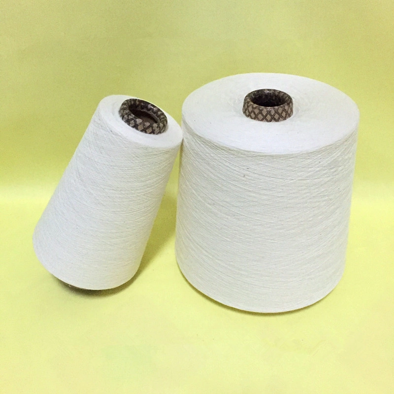 Factory Raw White 60/40 55/45 50/50 Polyester Cotton Blended PC CVC Yarn