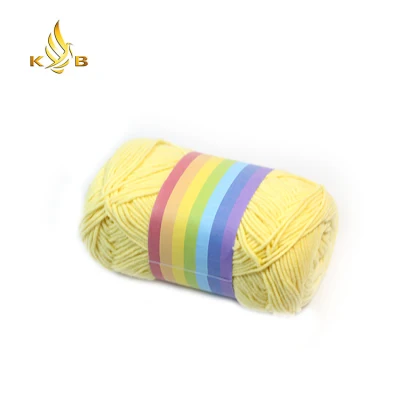 Wholesale High Quality Dyed Milk Cotton Yarn for Baby Clothes